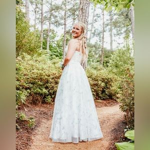 MUST SELL - Abigail Long Corset Glitter Ball Gown